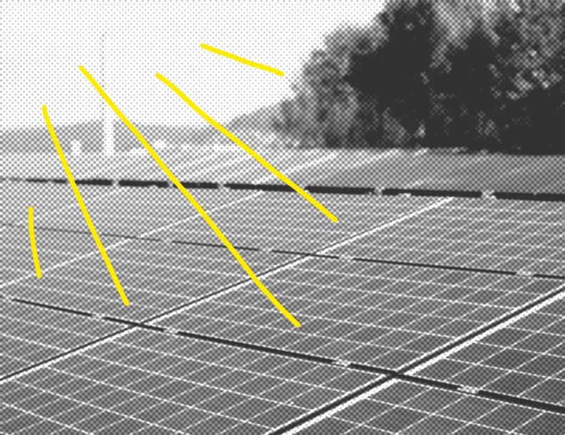 Solarmodule, Windrad, WEtell