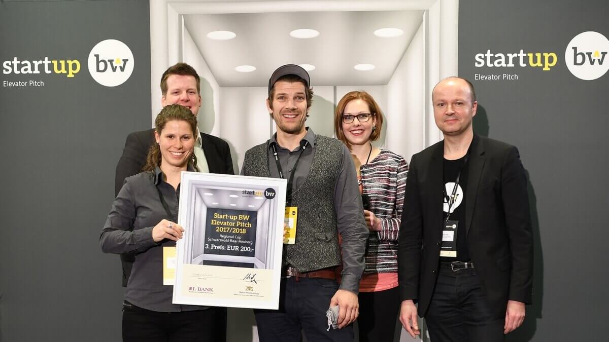 https://www.wetell.de/ueber-uns/news/startup-bw-villingen/ - 3. Platz beim StartupBW Elevator Pitch in Villingen