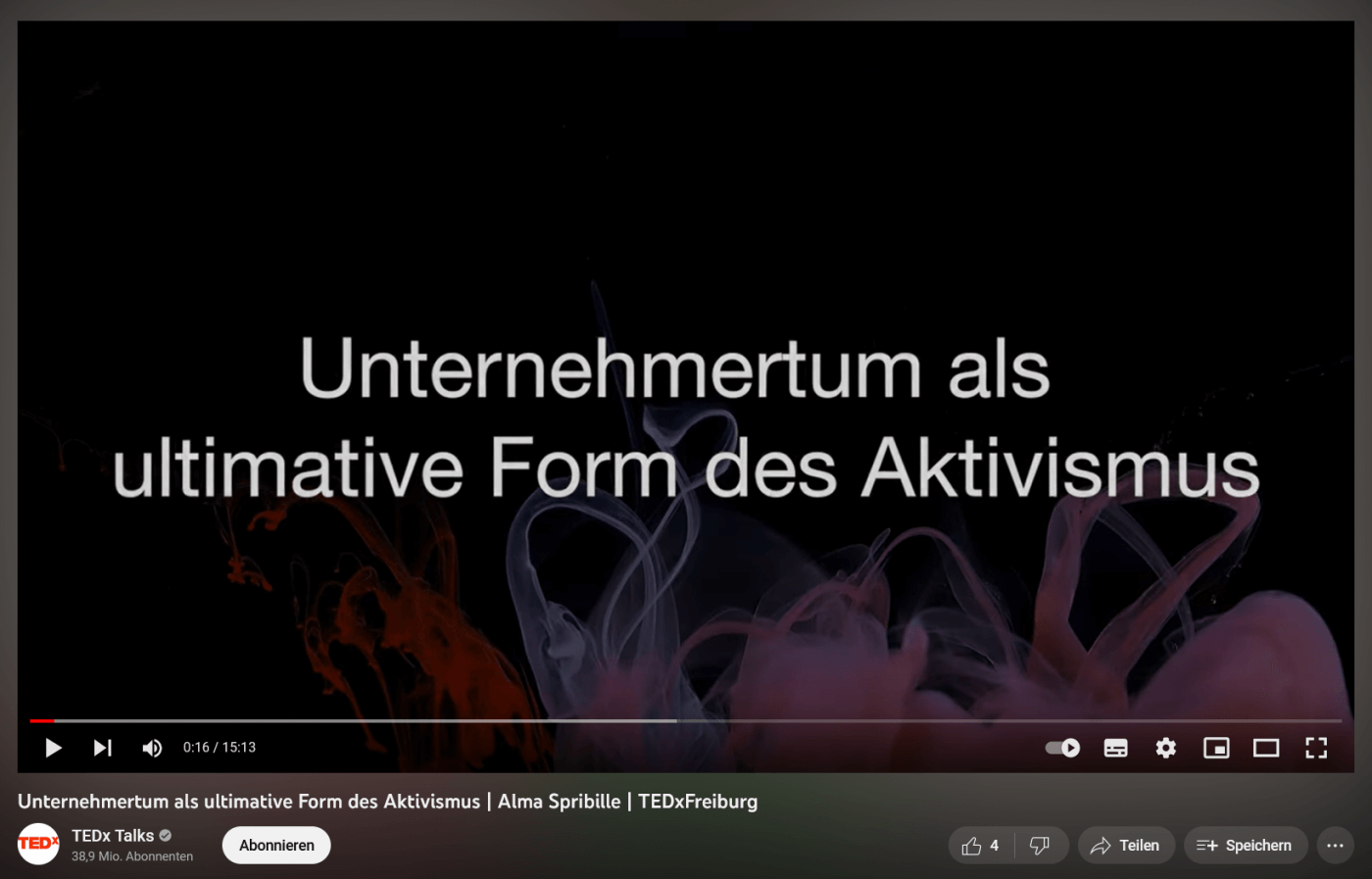 TEDx Talk Freiburg Alma